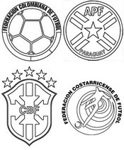 Free coloring page - Group D - Copa América 2024