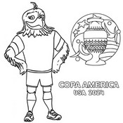 Disegno da colorare Mascotte e logo