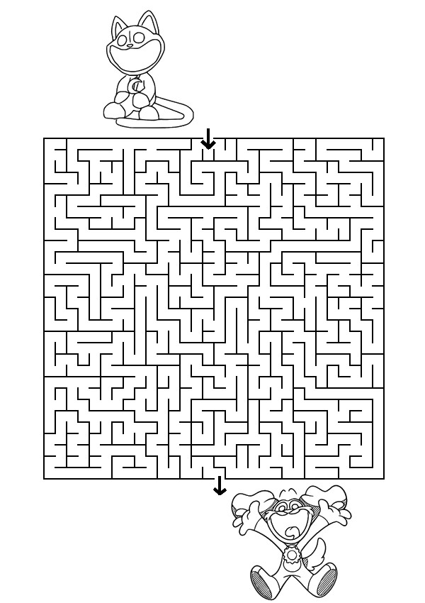 Coloring page Labyrinth