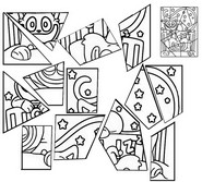 Obrazek do kolorowania - Puzzle Catnap - Poppy Playtime - Gry do druku