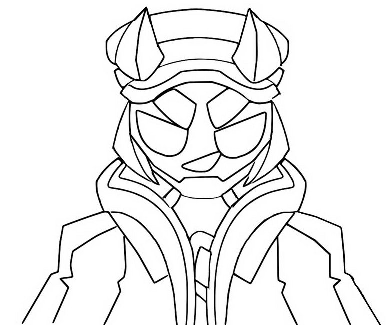 Desenho para colorir Fanguard