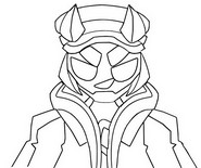 Ausmalblatt - Fanguard - Brawl Stars - Godzilla