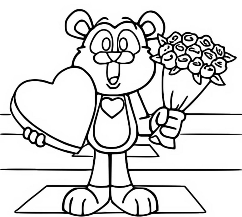 Coloring page Bobby BearHug