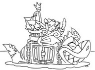 Desenho para baixar - King Shark - Piratix