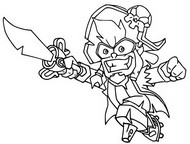 Desenho gratuito - Capitan Hat Trick - Piratix