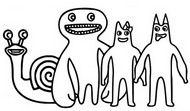 Desenho para colorir - Banban e seus amigos - Garten of Banban 2