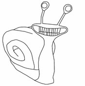 Folha para colorir - Slow Seline - Garten of Banban 2