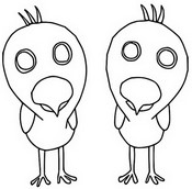 Desenho para baixar - Baby Opila Birds - Garten of Banban 2