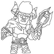 Desenho gratuito - Bull Minotauro - Brawl Stars - Classic