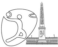 Kleurblad - 3x3 basketbal op Place de la Concorde - Sport Parijs
