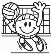Dibujo gratuito - Vóleibol - Emoticonos en los Juegos Olímpicos