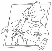 Ausmalbild zum Ausdrucken - Peelverine - Fortnite - Absolut Doom