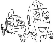 Coloring sheet - Finding Nemo - LEGO Pixar: Bricktoons