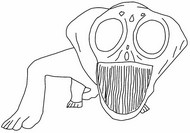 Coloriage - Monster Elephant - Zoonomaly