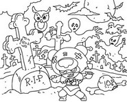 Boyanacak resim - Nita - Brawl Stars - Halloween