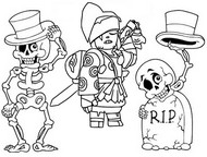 Yazdırılabilir boyama - Kenji - Brawl Stars - Halloween