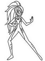 Rysunek do kolorowania - Shanghai - Lady Dragon - Miraculous World