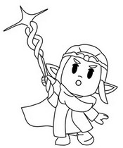 Bild zum Ausmalen - Prinzessin Zelda - The Legend of Zelda - Echoes of Wisdom