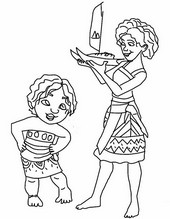 Image to color - Simea & Loto - Moana 2