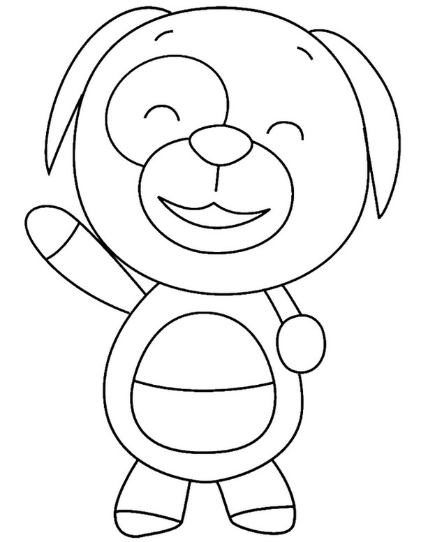 Coloring page Dewey