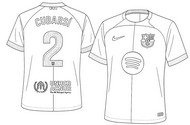 Inkleurbare afbeelding - Pau Cubarsí - Voetbal - FC Barcelona