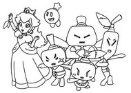 Ausmalbild zum Ausdrucken - Treffen Sie die Crew - Mario und Luigi Brothership