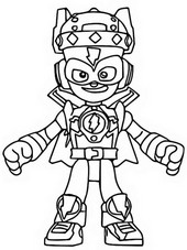 Kolorowanka - Kid Fury - Superthings - Kazoom Power