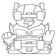 Feuille de coloriage - Sick Trick - Superthings - Kazoom Power