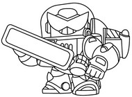 Image to color - Surge Lightyear - Brawl Stars - Toy Story