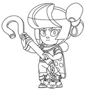 Drawing to color - Bo Peep Bibi - Brawl Stars - Toy Story