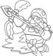 Coloriage à télécharger - Bo cupidon - Brawl Stars - Saint-Brawlentin
