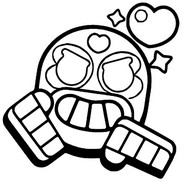Coloriage à imprimer - El Primo - Brawl Stars - Saint-Brawlentin
