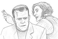 印刷用塗り絵 - フランケンシュタイン - Netflix 2025