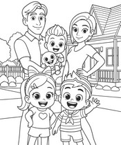 Disegno da colorare Bebefinn