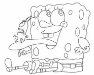 Coloring page Plankton The movie