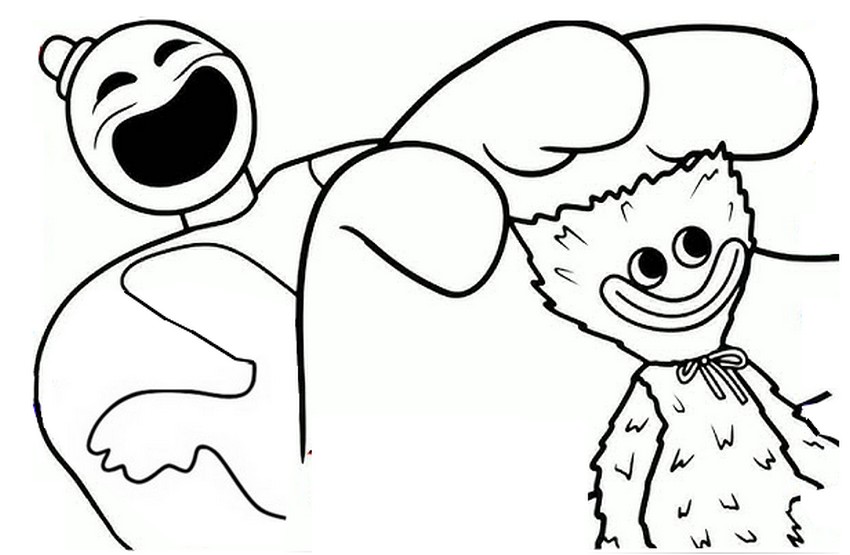 Dibujo para colorear Poppy Playtime 4 - Doey