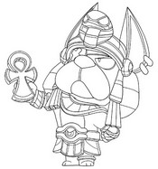 Dibujo para colorear - Ruffsés II - Brawl Stars - Arenas Oscuras