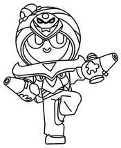 Dibujo gratuito - Meeple de las arenas - Brawl Stars - Arenas Oscuras