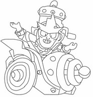Foglio da colorare - Shockchuck - Brawl Stars - Super Brawl