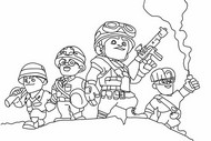 Coloring sheet - Soldiers - Last War Survival