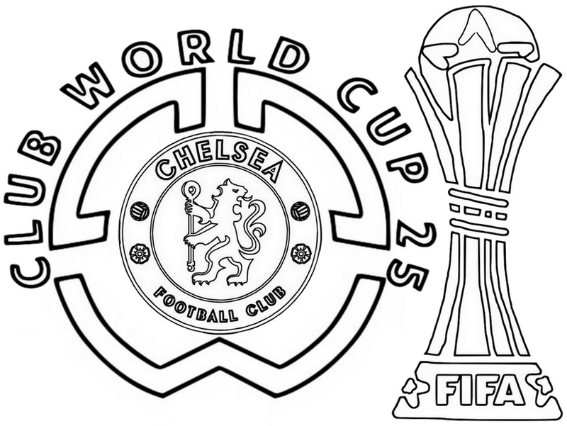 Kleurplaat FIFA Clubwereldkampioenschap 2025