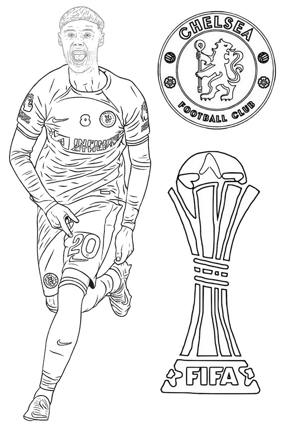 Kleurplaat FIFA Clubwereldkampioenschap 2025