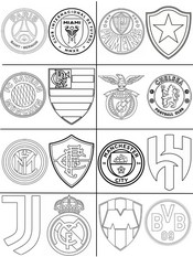Kleurplaat FIFA Clubwereldkampioenschap 2025
