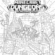 Dessin à colorier - Dungeons Echoing Void - Minecraft
