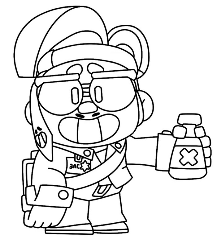Desenho para colorir Jae-Yong