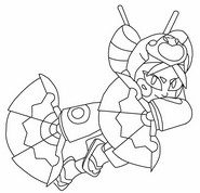 Free coloring page - Kaze - Brawl Stars - Katana Kingdom