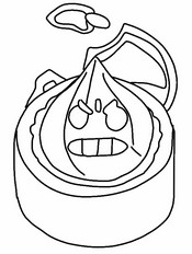 Desenho para colorir Poderes wasabi