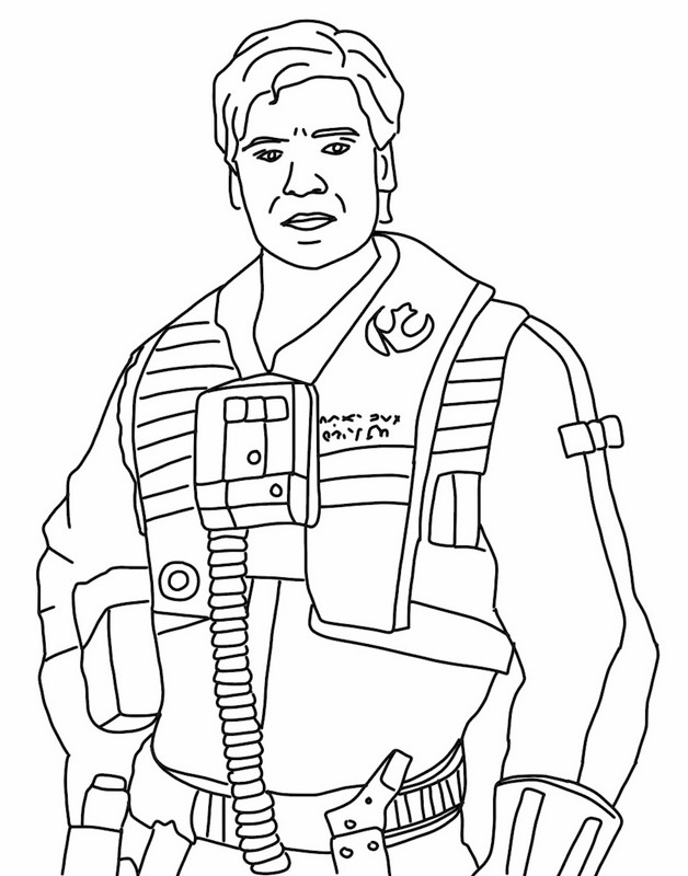 Desenho para colorir Fortnite - Star Wars