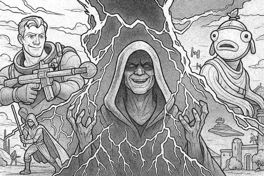 Desenho para colorir Fortnite - Star Wars