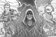 Coloriage gratuit - Empereur Palpatine - Fortnite - Star Wars